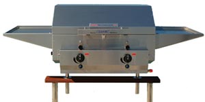 2 Burner Stainless Steel Barbecue